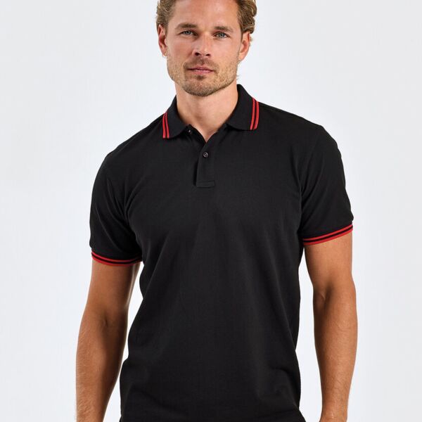 Men's classic fit tipped polo Thumbnail