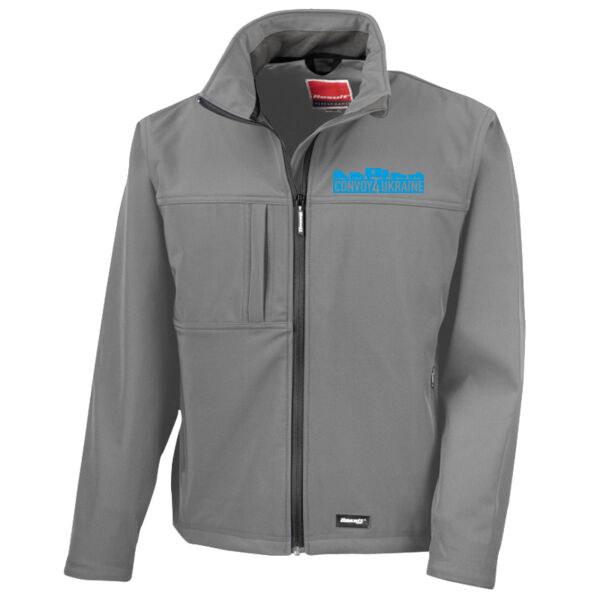 Embroidered Classic Softshell Jacket - Blue Thread Thumbnail