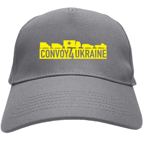 Embroidered 5 Panel Cap - Yellow Thread Thumbnail