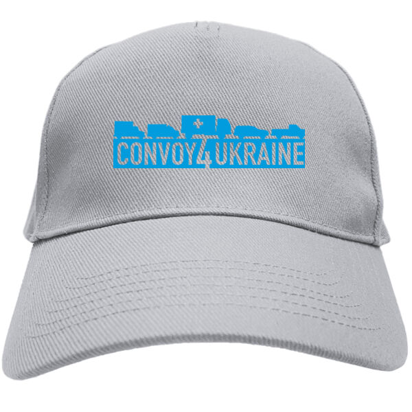 Embroidered 5 Panel Cap - Blue Thread Thumbnail