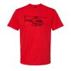 Softstyle™ midweight adult t-shirt Thumbnail
